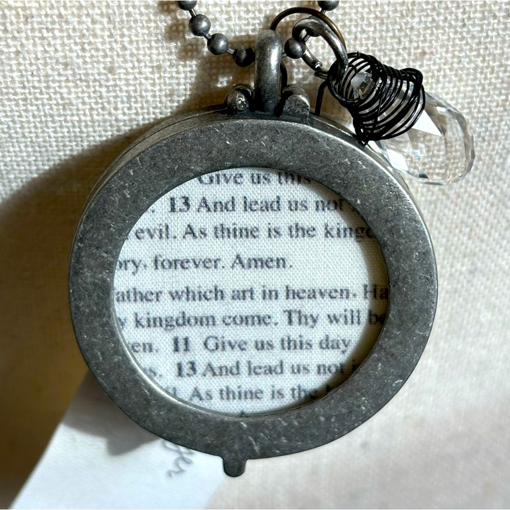 The Lord’s Prayer Necklace-NWT